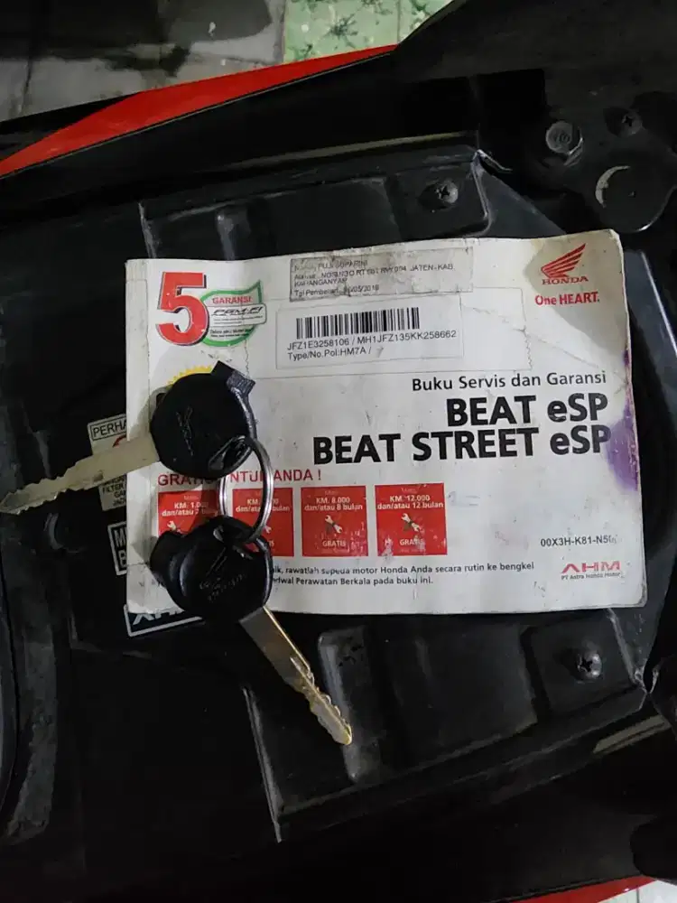 Honda beat 2019 eco terawat dari baru