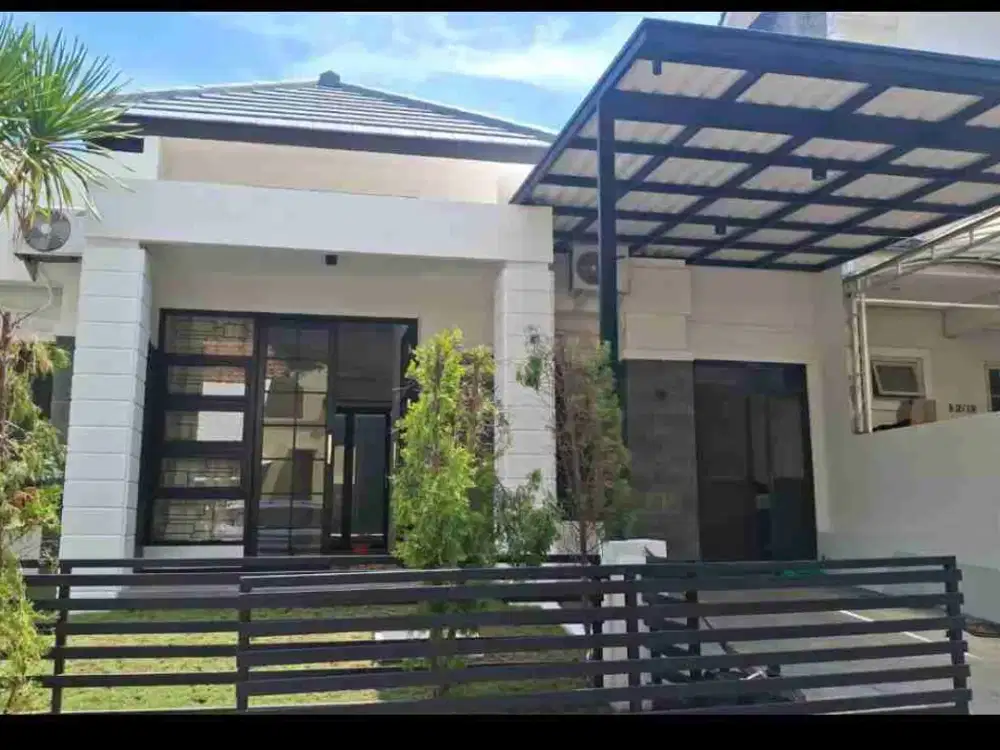 disewakan rumah 1 lantai dii alam hijau Citraland semi furnish kondisi sangat bagus baru direnov rumah terawat ada kt 4 dan km 3 ,AC 4 ,waterheater 1 meja makan lokasi strategis