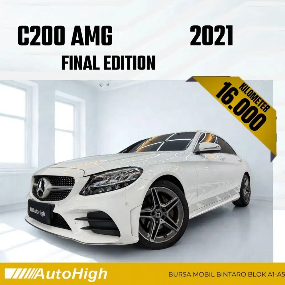 DP10% [Km16.000] C200 AMG 2021 White Reg 2022 #AUTOHIGH