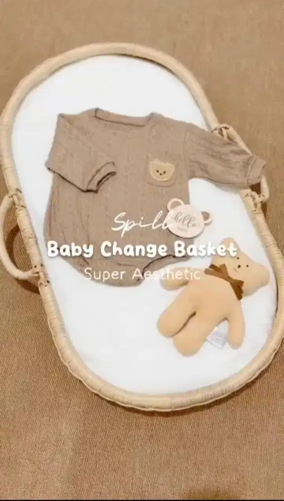 Lula Baby Change Diaper Basket