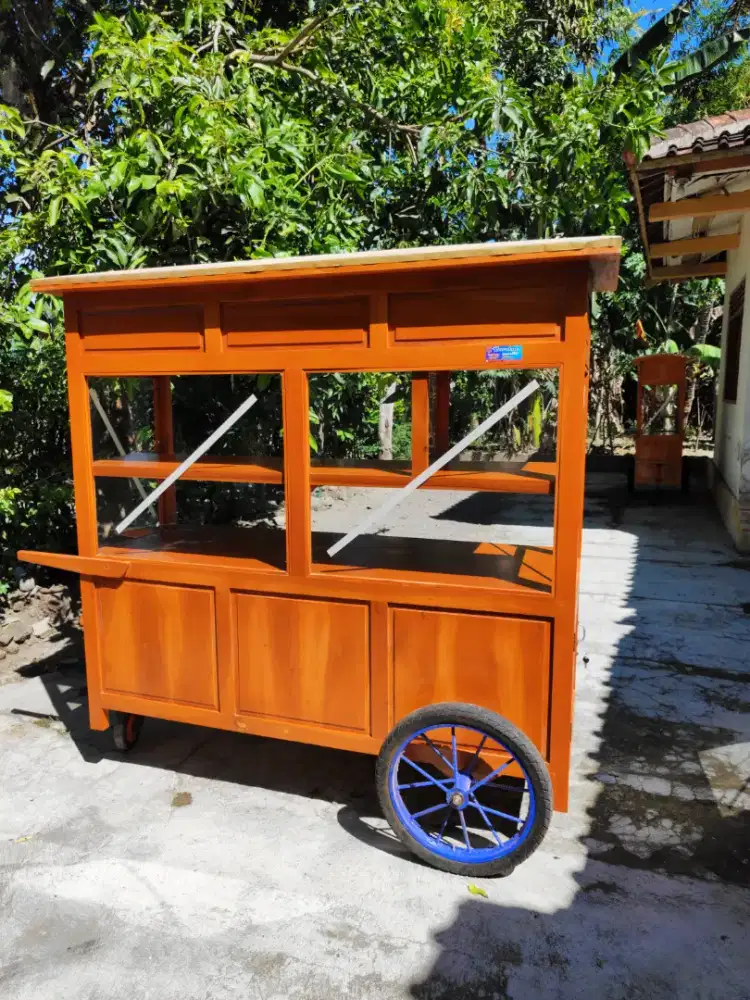 Gerobak Angkringan Bakso Mie Ayam PeceL Bubur Sate Martabak Ronde dlL