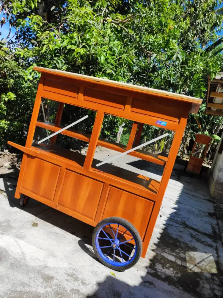 Gerobak Angkringan Bakso Mie Ayam PeceL Bubur Sate Martabak Ronde dlL