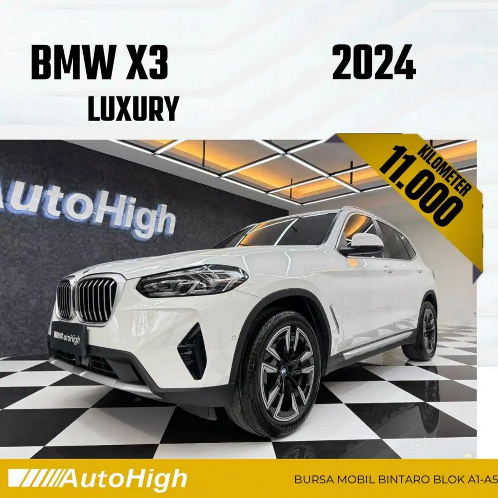 DP10% [Km11.000] X3 Luxury 2024 White Reg 2023 #AUTOHIGH