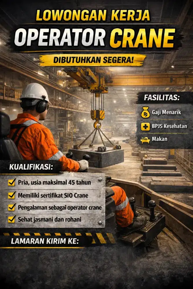 LOWONGAN KERJA CRANE