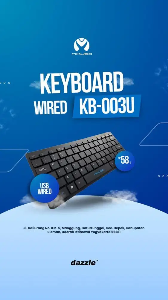 Keyboard Mikuso KB-003U