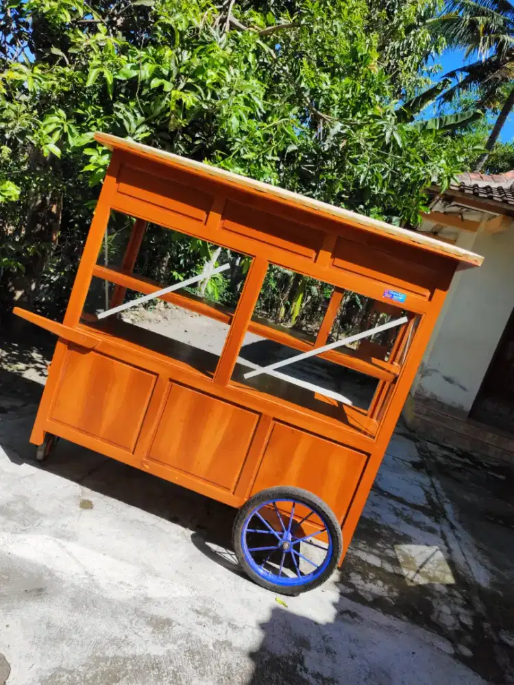 Gerobak Angkringan Bakso Mie Ayam PeceL Bubur Sate Martabak Ronde dlL