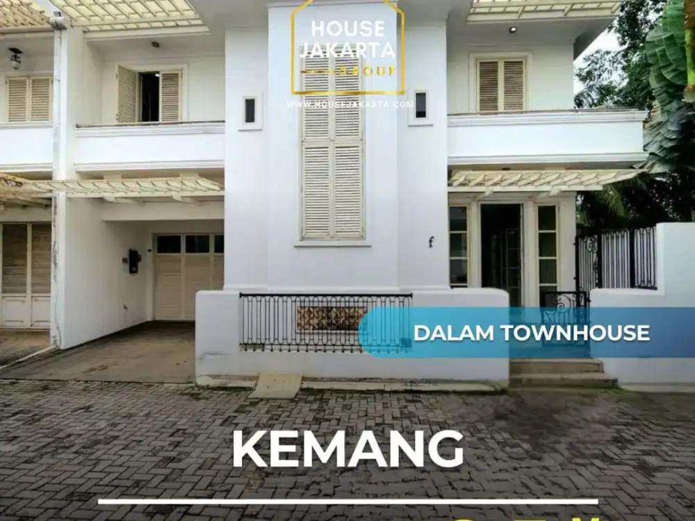 DIJUAL RUMAH KEMANG DALAM TOWNHOUSE