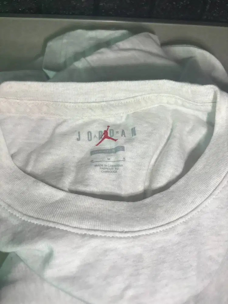 Jordan Oversized Tee Sail Size M Original Murah