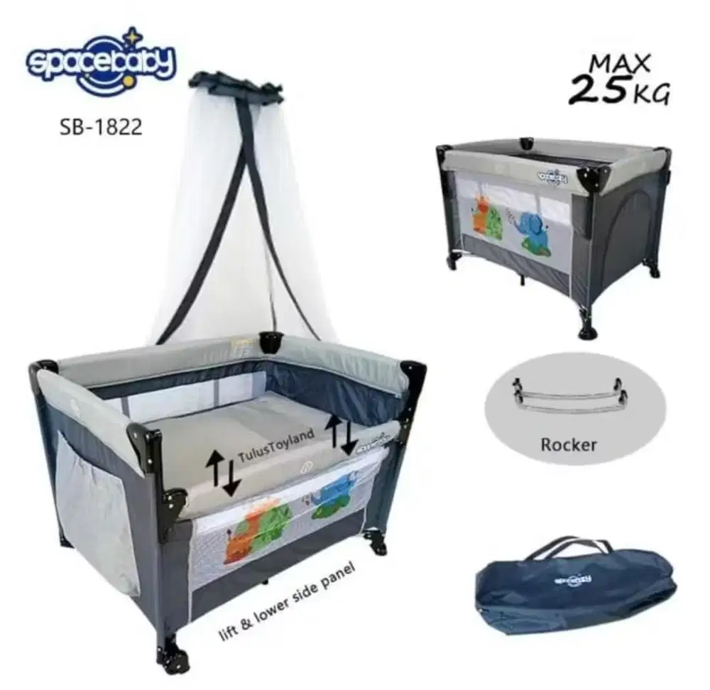Spacebaby - Box Ranjang Bayi