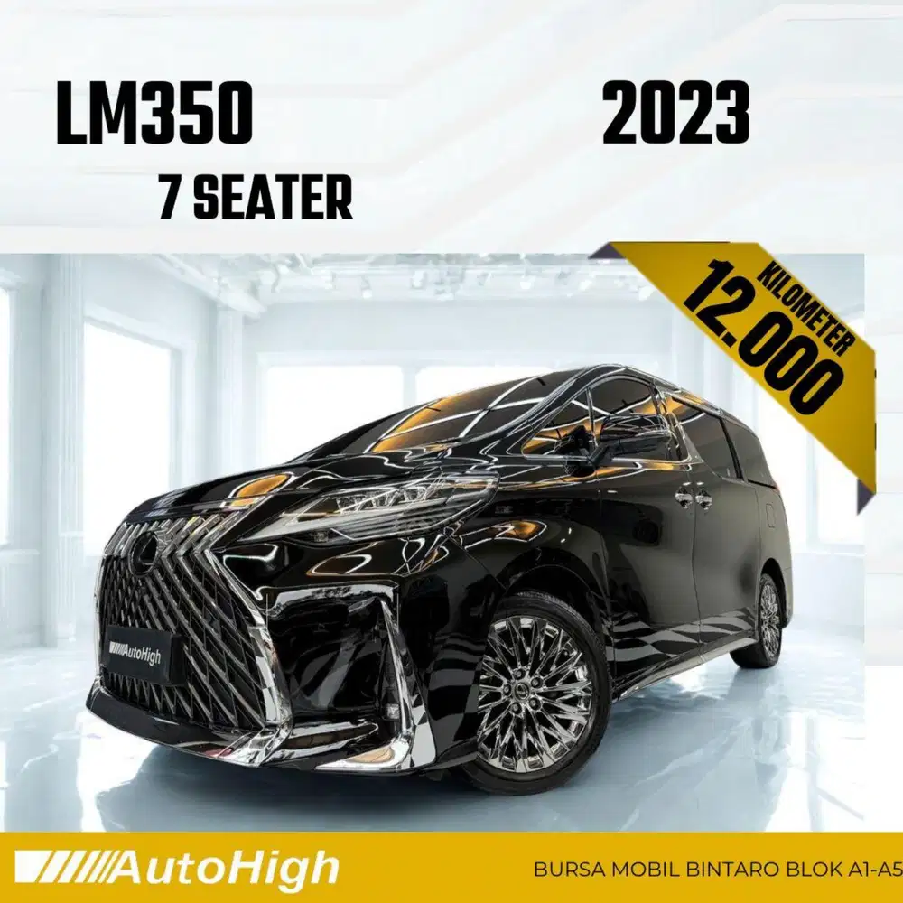 DP10% [Km12.000] LM350 7Seater 2023 Black / LM 350 Reg 2024 #AUTOHIGH