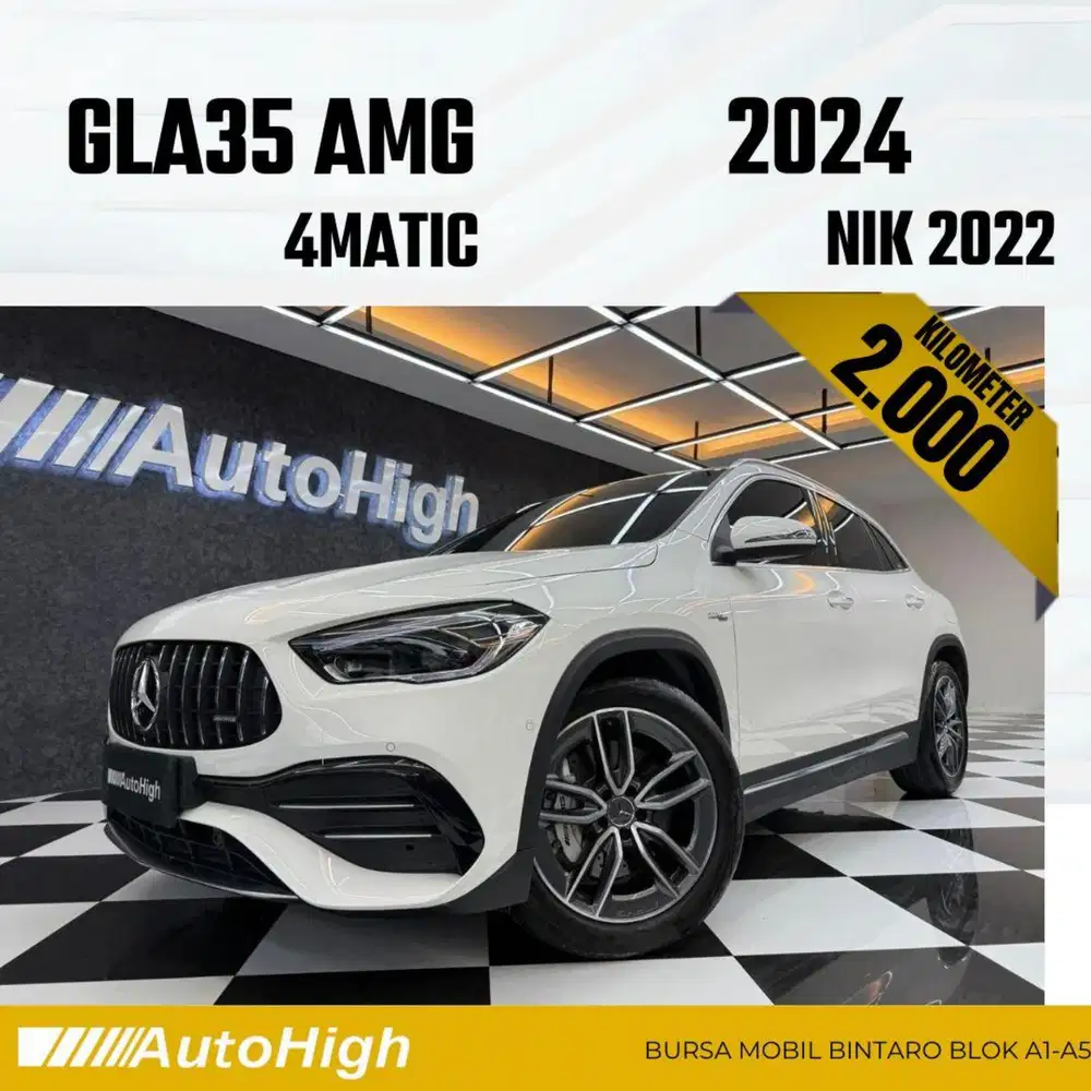 DP10% [Km2.000] GLA35 AMG 2022 White / GLA 35 Reg 2023 #AUTOHIGH