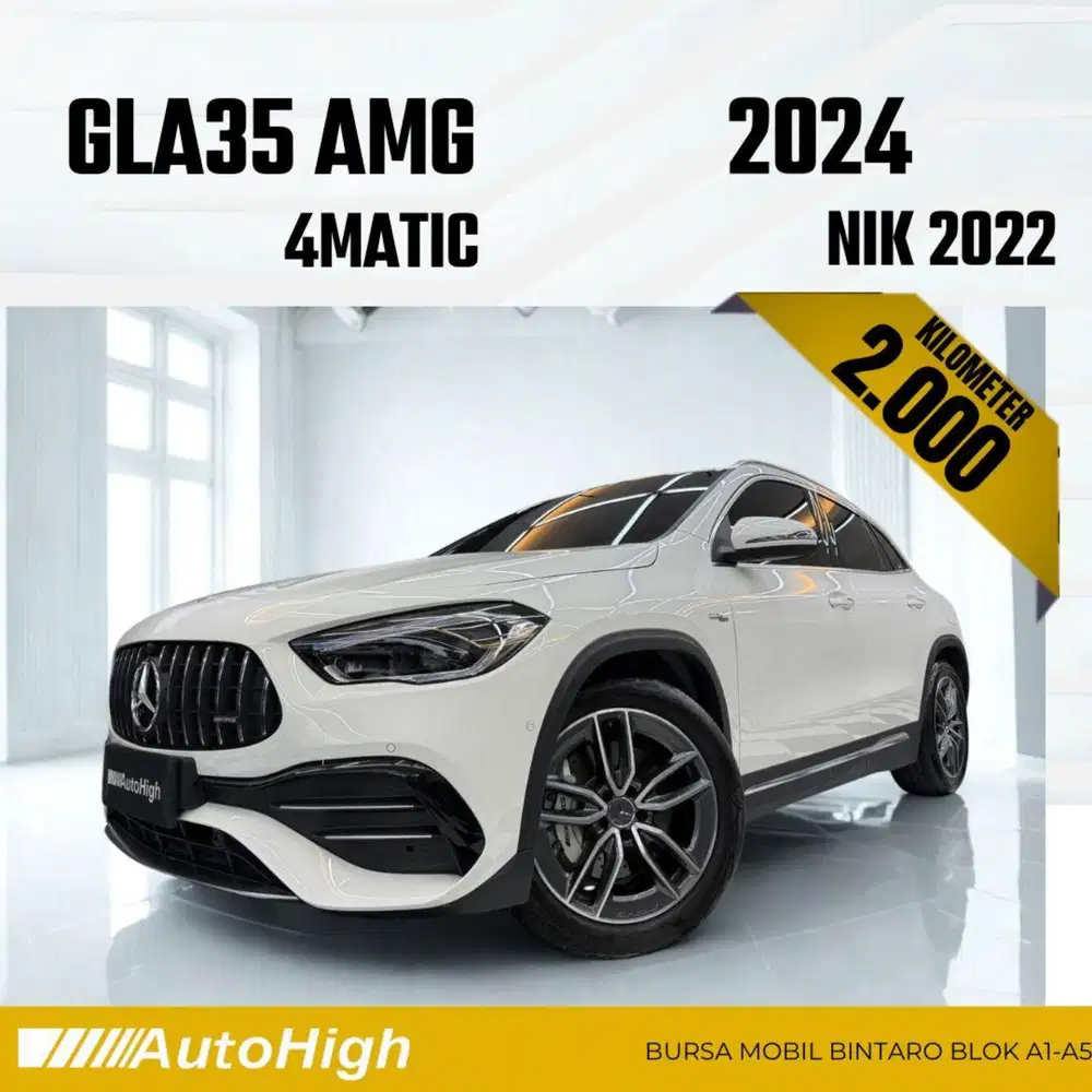 DP10% [Km2.000] GLA35 AMG 2022 White / GLA 35 Reg 2024 #AUTOHIGH