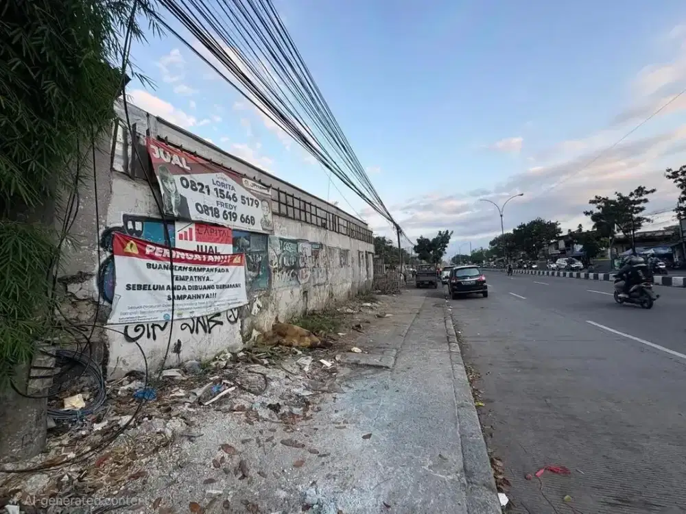 Gudang dan Tempat Usaha di Mainroad Soekarno Hatta Bandung