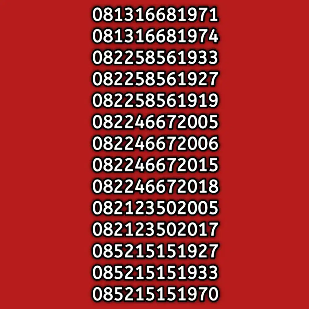 nomor cantik telkomsel simpati as seri tahun cantik