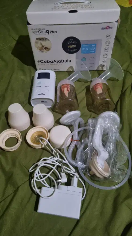 Pompa Asi Spectra 9 Plus + Handsfree Cup Set + Spectra Arm Band