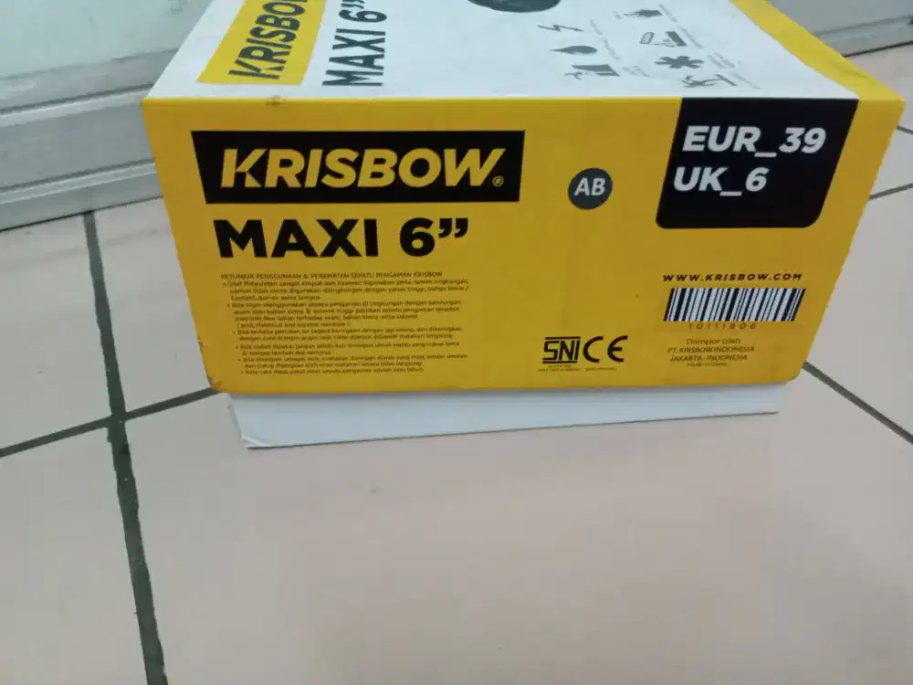 sepatu safety baru krisbow orii no 39