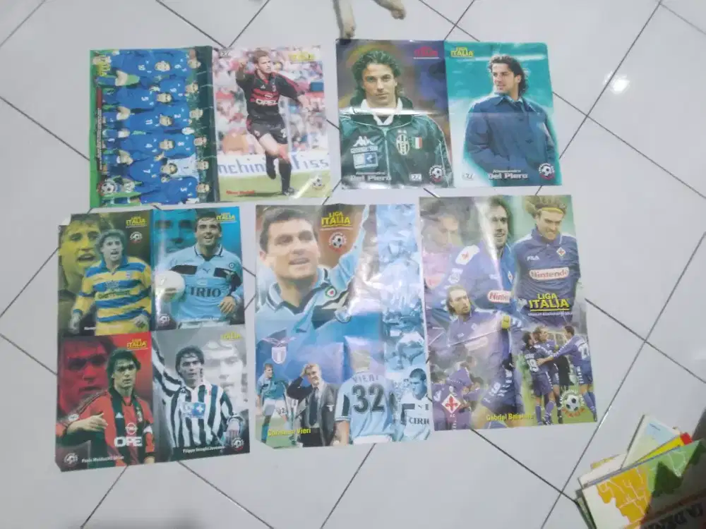 Poster pemain bola jadul non frame