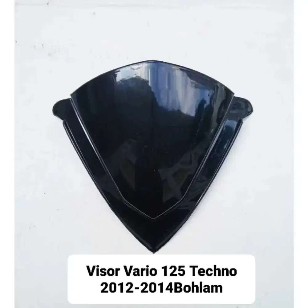 Visor Vario 125 FI Techno 2012-2014 Tebal kokoh ukuran P20 L25 murah