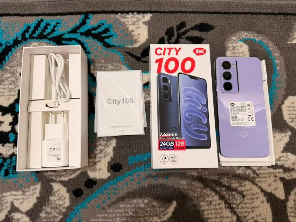 Itel city 100 ram 8+16gb / 128gb mulus 1000% seperti baru