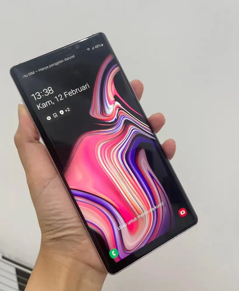 Samsung galaxy Note 9 fullset no minus