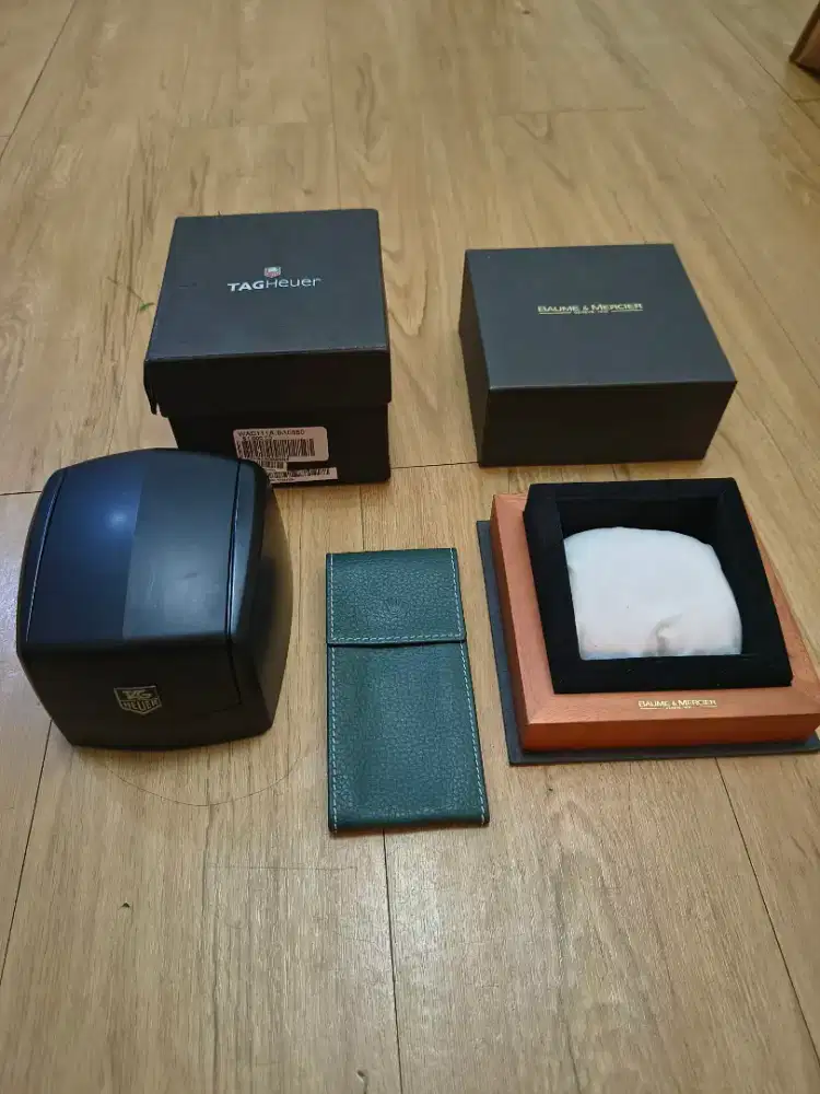Tag Heuer Rolex Baume & Mercier Watch Box Pouch Original