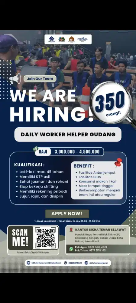 info loker daily worker