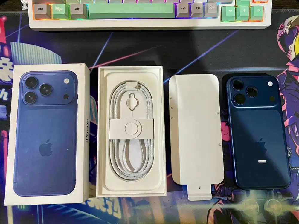 iphone 17 pro ibox resmi 256gb fullset like new garansi panjang 17pro