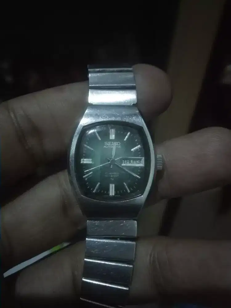 Jam tangan Seiko green dial automatic ladies original