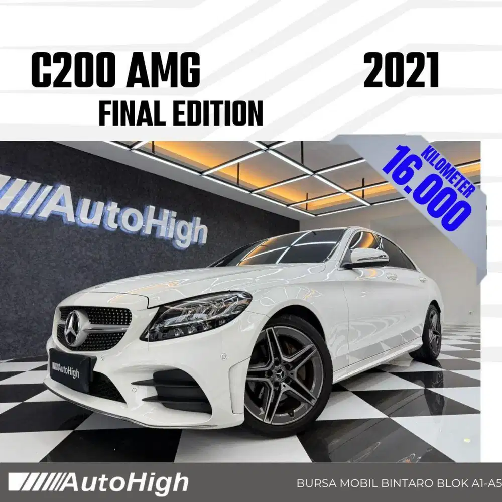 DP10% [Km16.000] C200 AMG 2021 White Reg 2020 #AUTOHIGH