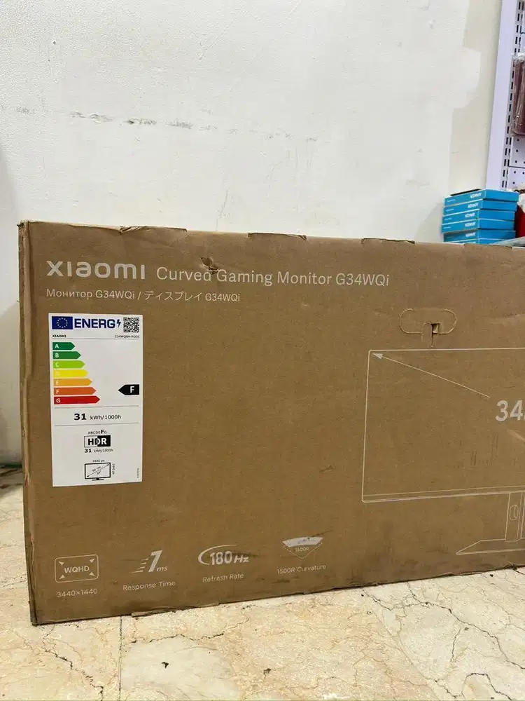 MONITOR XIAOMI CURVED GAMMING MONITOR G34WQi NEW