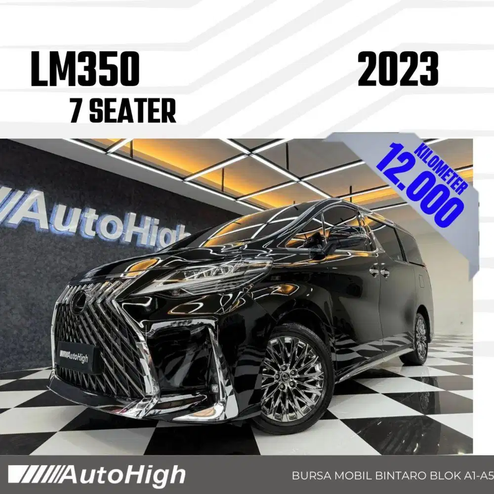 DP10% [Km12.000] LM350 7Seater 2023 Black / LM 350 Reg 2024 #AUTOHIGH