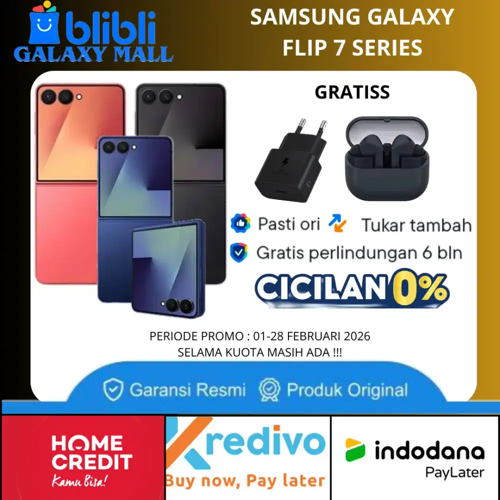 Promo Flip 7 Bergaransi Resmi Gratis Buds 3 Fe