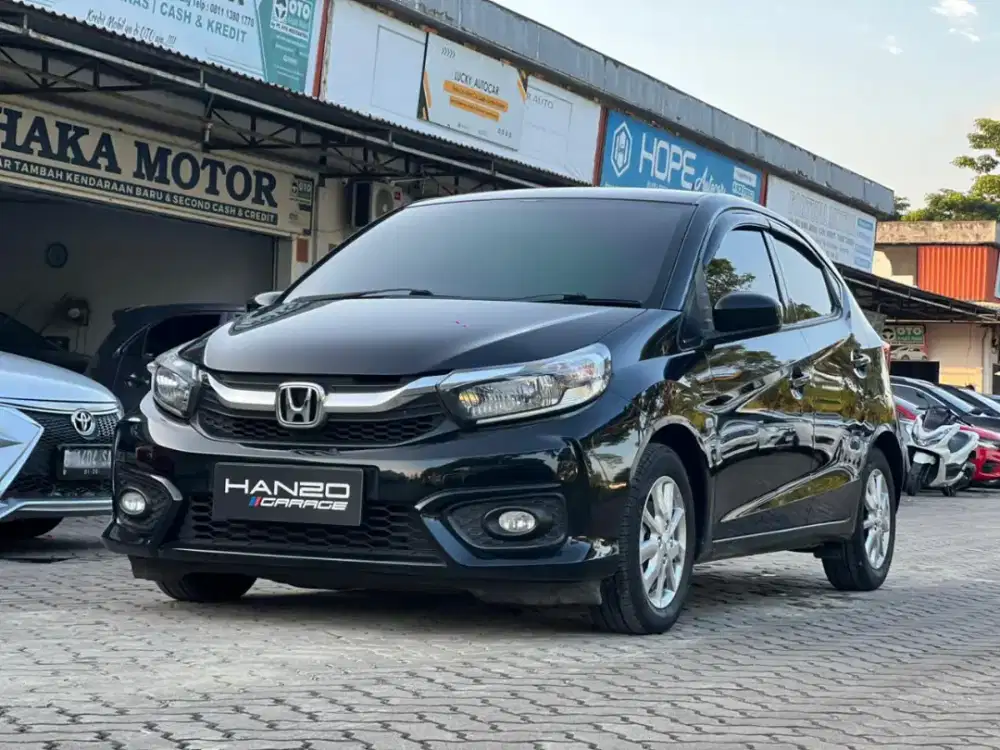 [KM LOW] Brio E CVT 2020 NIK 2019 AT Matic Hitam Black Termurah Nego