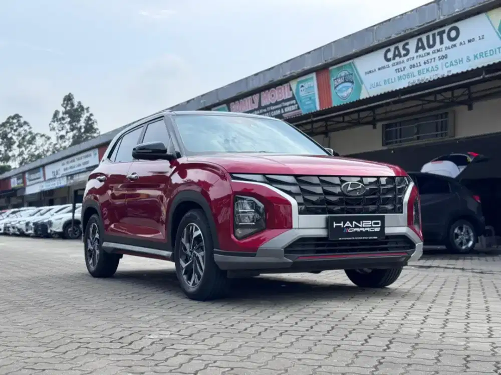 [LIKE NEW] Hyundai Creta Prime 2023 Two Tone IVT AT Matic Merah Red