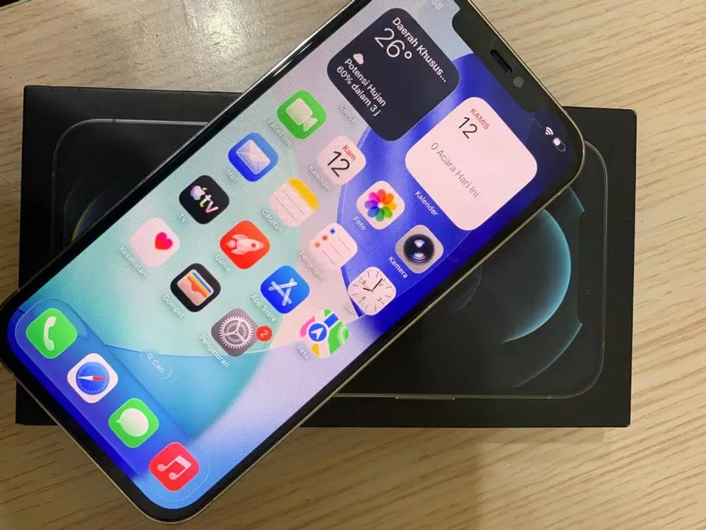 iphone 12 promax ibox 128gb ,face id off