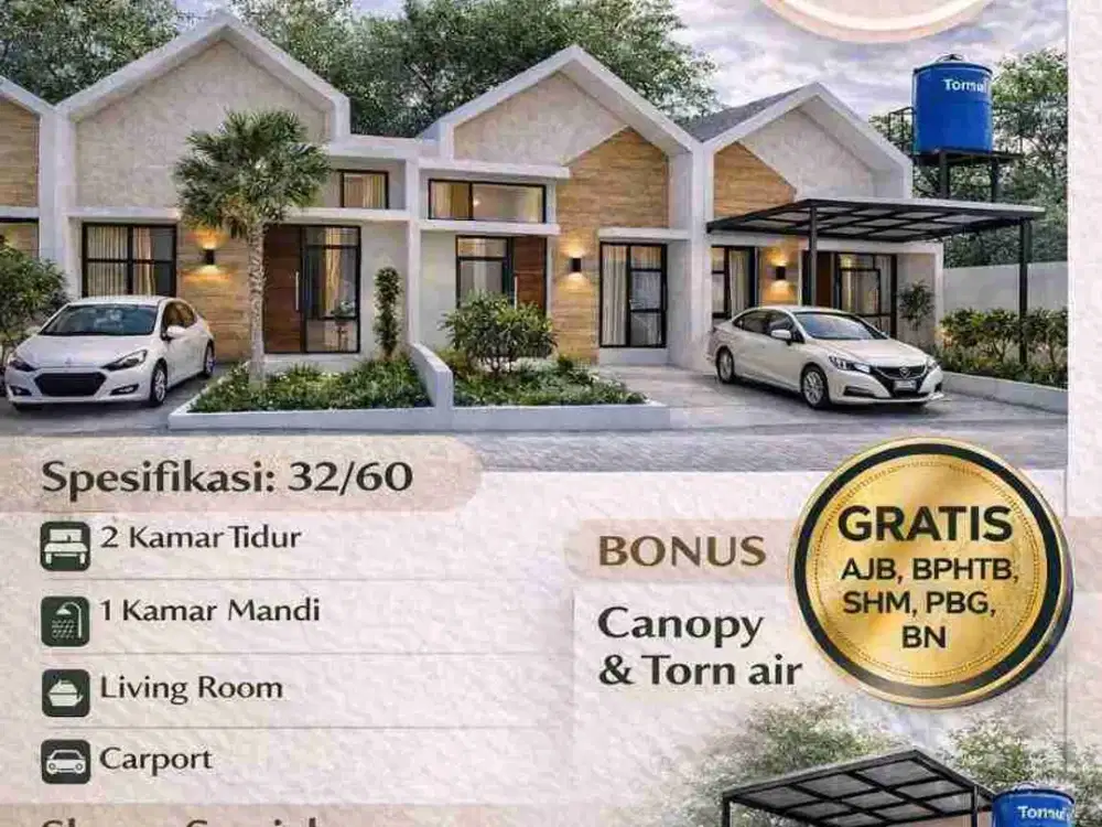 Jual Rumah Baru Murah Mewah 1 & 2 Lantai Dekat Kampus UIN Bandung Cileunyi Kulon Bandung
