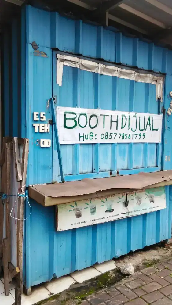 Dijual Cepat Booth Kontainer, 2x1.5,x2m