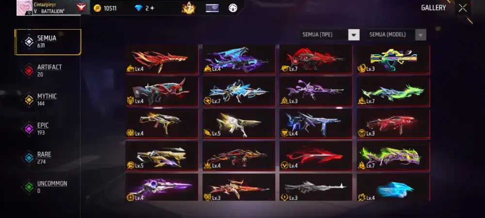 jual akun ff pribadi data aman