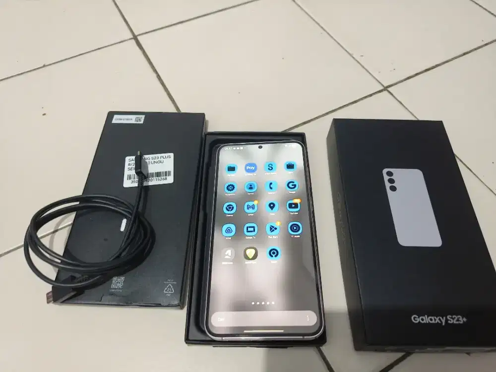 Samsung S23 plus Lavender ( ungu ) 8/256 mulus