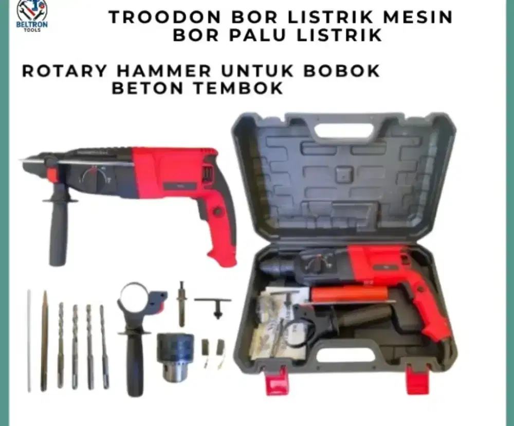 Mesin bor listrik bobok tembok beton 3 fungsi