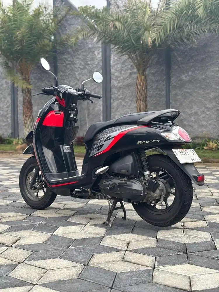 Honda Scoopy Sporty 2019 Hitam Merah Koko Motor