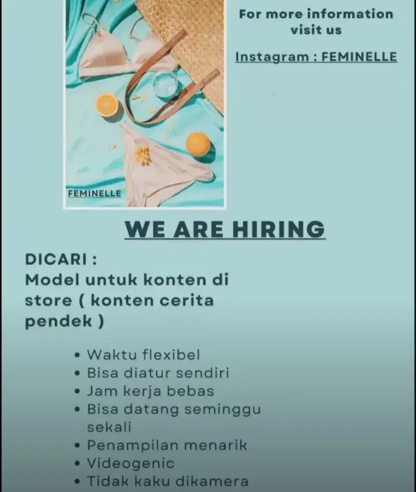 Lowongan kerja spg wanita