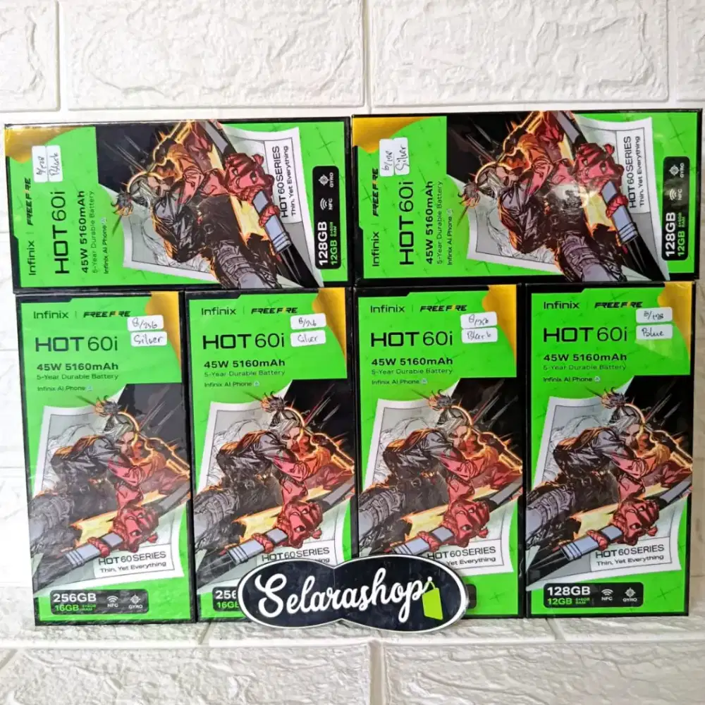 INFINIX HOT 60i 8/256 BARU GARANSI RESMI