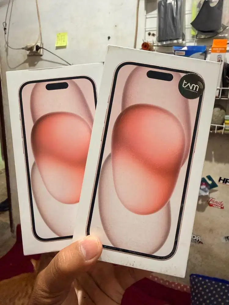 iphone 15 New Segel Pink TAM