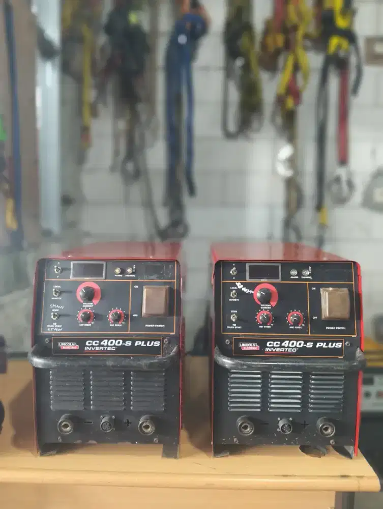 MESIN LAS BEKAS MMA 400A LINCOLN SMAW STIK LISTRIK INVERTER 3 PHASE