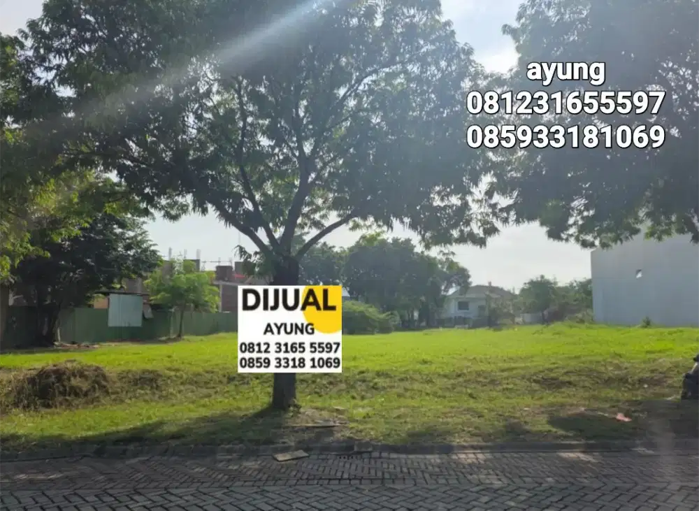 DIJUAL Tanah Kavling di Teluk Golf Citraland  Sby