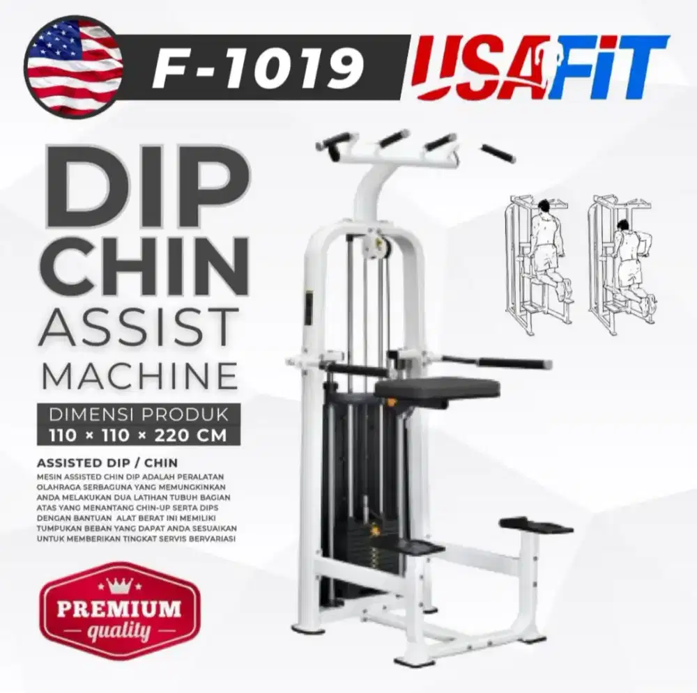 Dip chin assist machine import usafit F-1019