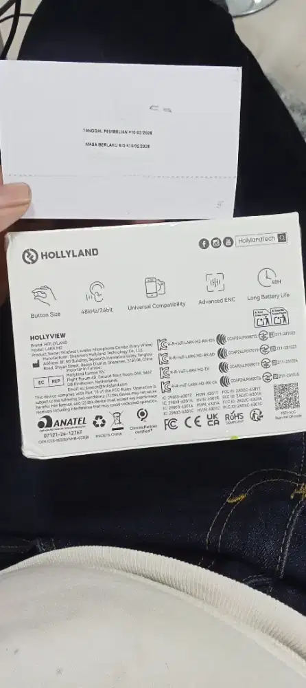 Mic hollyland M2 baru
