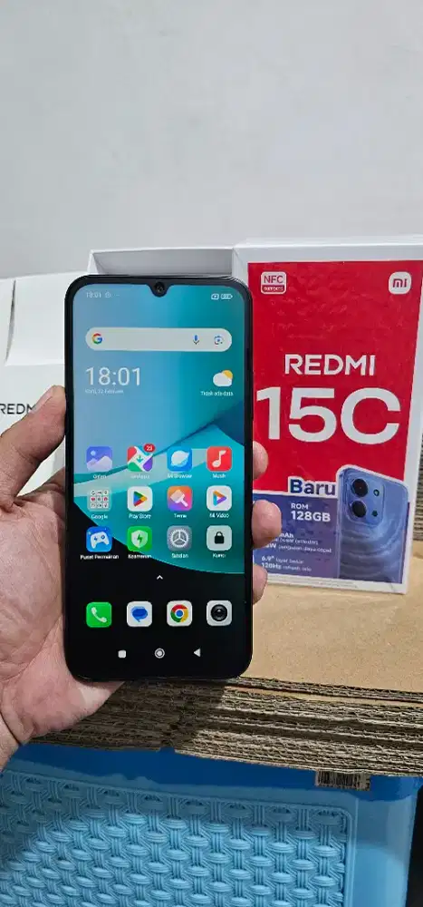 Redmi 15c Ram 6/128gb Baru Pake 3 Hari