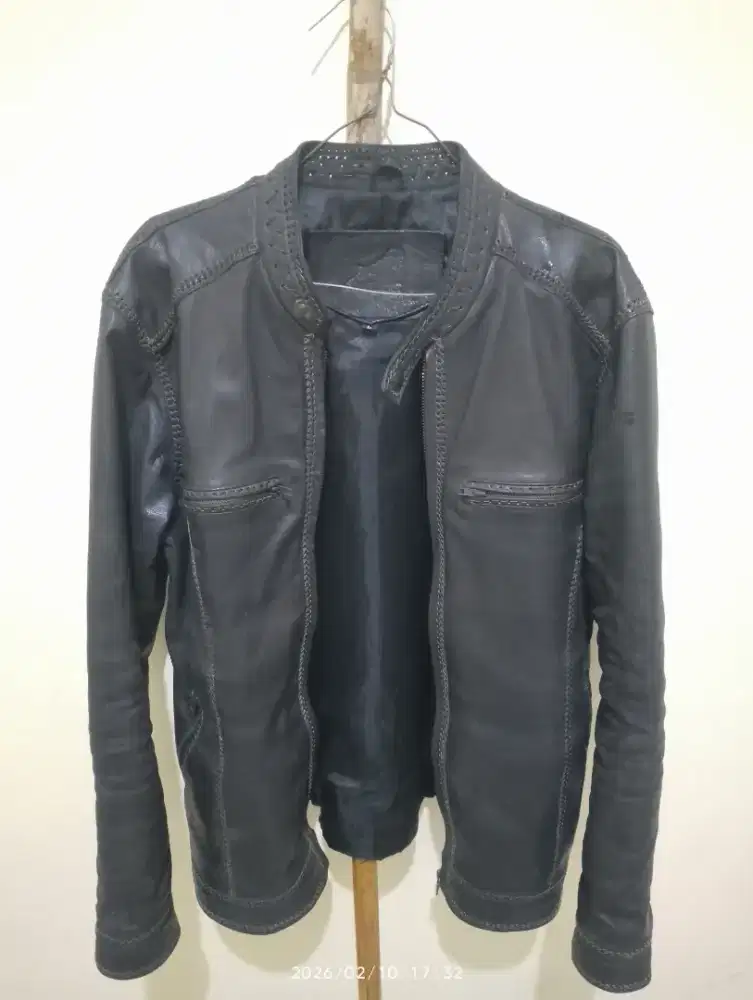 Jaket kulit asli bekas